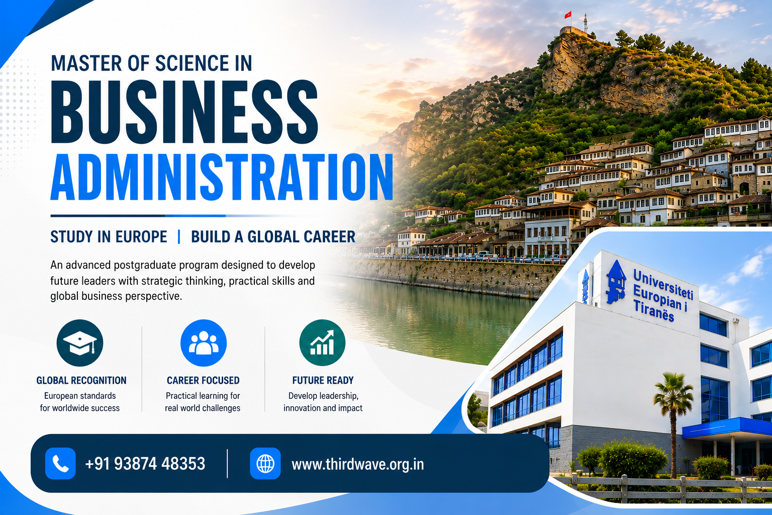 Study Master of Science in Business Administration in Europe